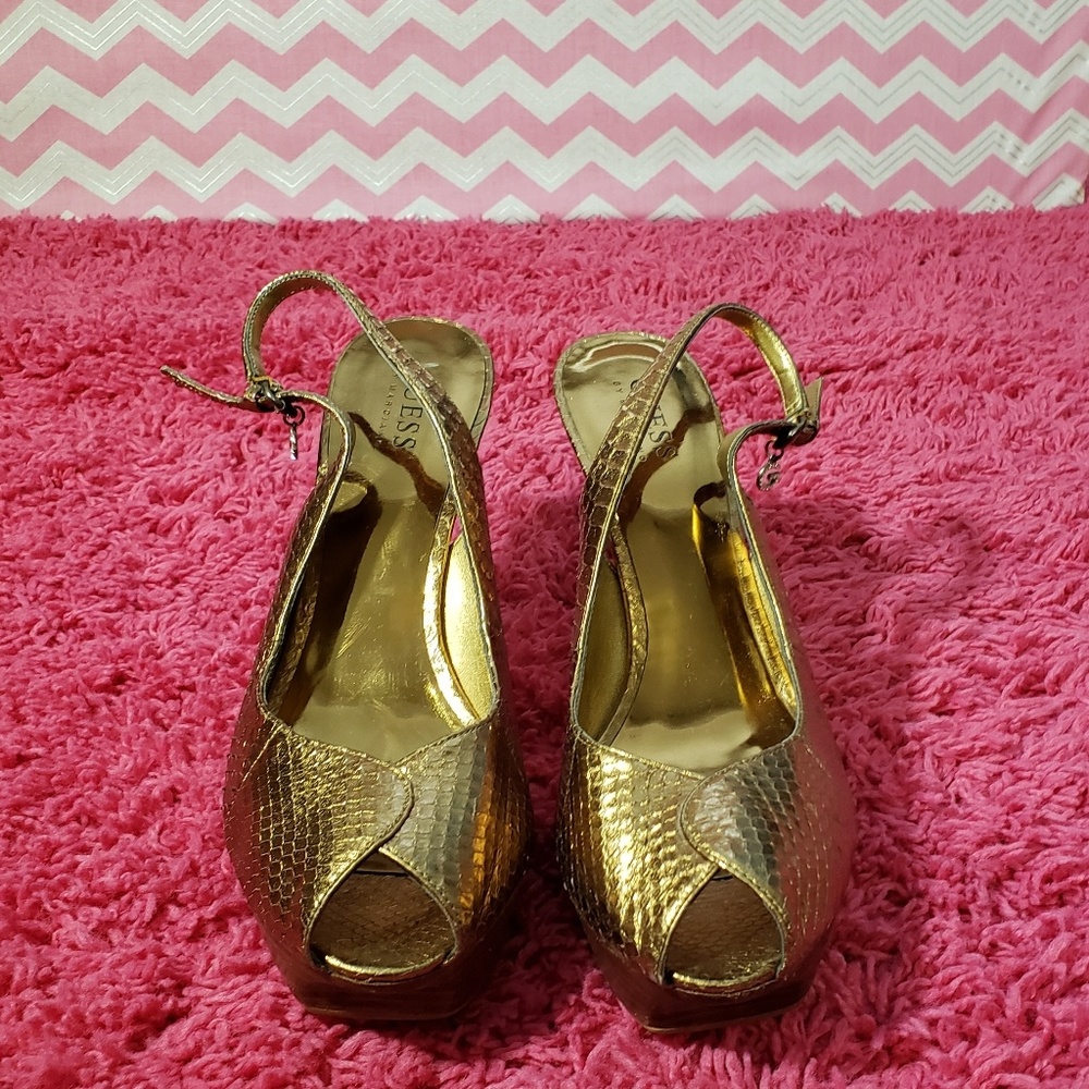 Women's Guess open-top heels